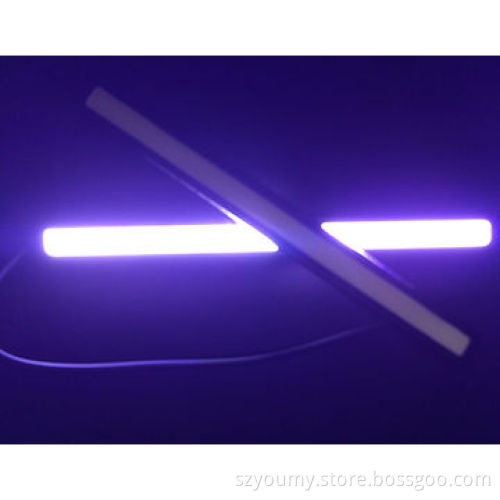 17cm Silver Shell Daytime Running light/100% Waterproof COB Day time Lights/LED Car DRL Driving Lamp